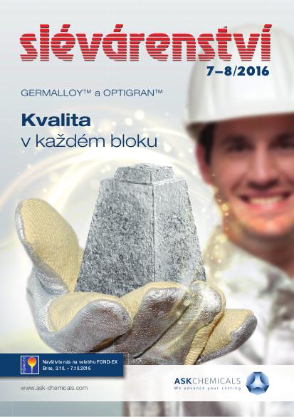 Slévárenství 07 - 08/2016