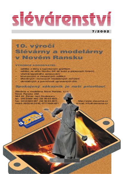 Slévárenství 07/2002
