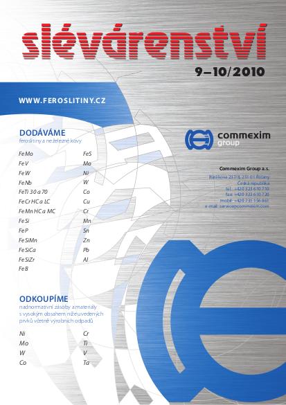Slévárenství 09 - 10/2010