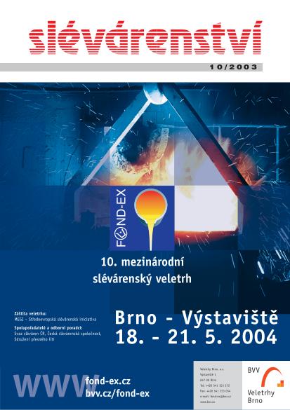 Slévárenství 10/2003