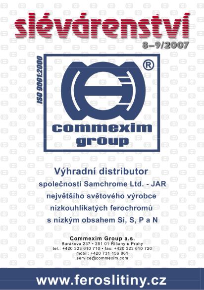 Slévárenství 08 - 09/2007